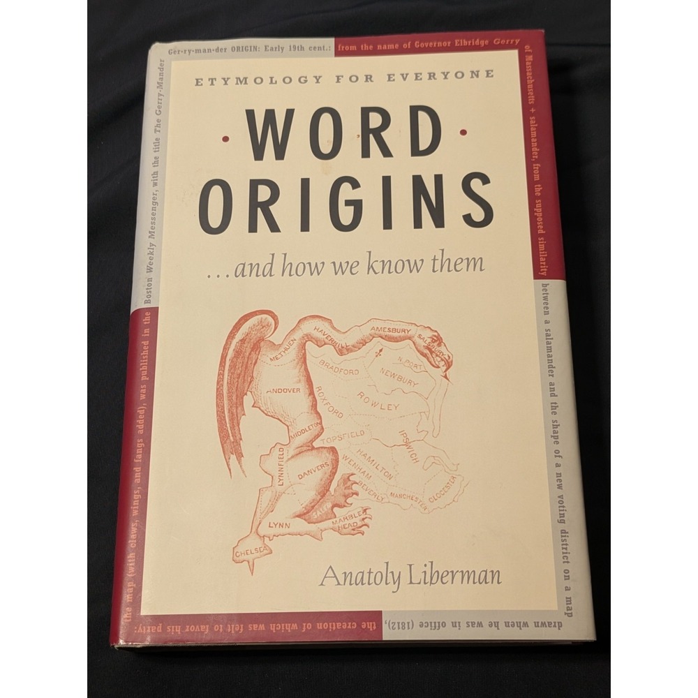 Word Origins Anatoly Liberman 1st Edition 1st Printing Hardcover Oxford 2005